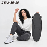 BAJABOARD Land Surfboard 30" Flame Jeep Design Metal Deck PU Coating Lightweight Skateboard ABEC-9 Bearings No Pushing Required