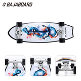 BAJABOARD 31.5" Land Surfboard Wavebreaker Ski Board Lightweight Eco-Friendly Aluminum Alloy Diamond Tail Design No Pedals