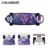 BAJABOARD Skateboard 31'' Dream Floating Light Portable Lightweight Aluminum Alloy Maple Deck Land Surfboard Ski Board No-Pedal