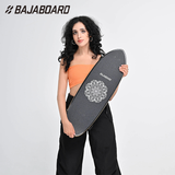 BAJABOARD Eco-Friendly Lightweight Canadian Maple Fiberglass Diamond Tail Land Surfboard No Pedals Required for Beginners