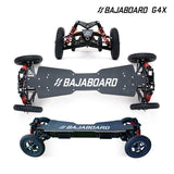 BAJABOARD G4X Off-road Electric Scooter Four-wheel 4WD Shock Absorption All-terrain Adult E-skateboard Waterproof Lithium