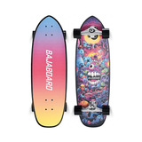 BAJABOARD Surf Skateboard Snowboard Trainer 31" Cute World Professional Skateboard Training Aluminum Alloy Trucks Adults ABEC-9