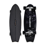 BAJABOARD 31.5" Land Surfboard Eco-Friendly Lightweight Aluminum Alloy Dark Hunter Land Rush Ski Board No-Pedal for Adult