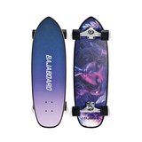 BAJABOARD Skateboard 31'' Dream Floating Light Portable Lightweight Aluminum Alloy Maple Deck Land Surfboard Ski Board No-Pedal