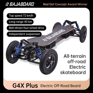 BAJABOARD G4X PLUS Electric Skateboard 4-wheel Drive Off-road High-power 6000W E scooter For Adult Outdoor Sports